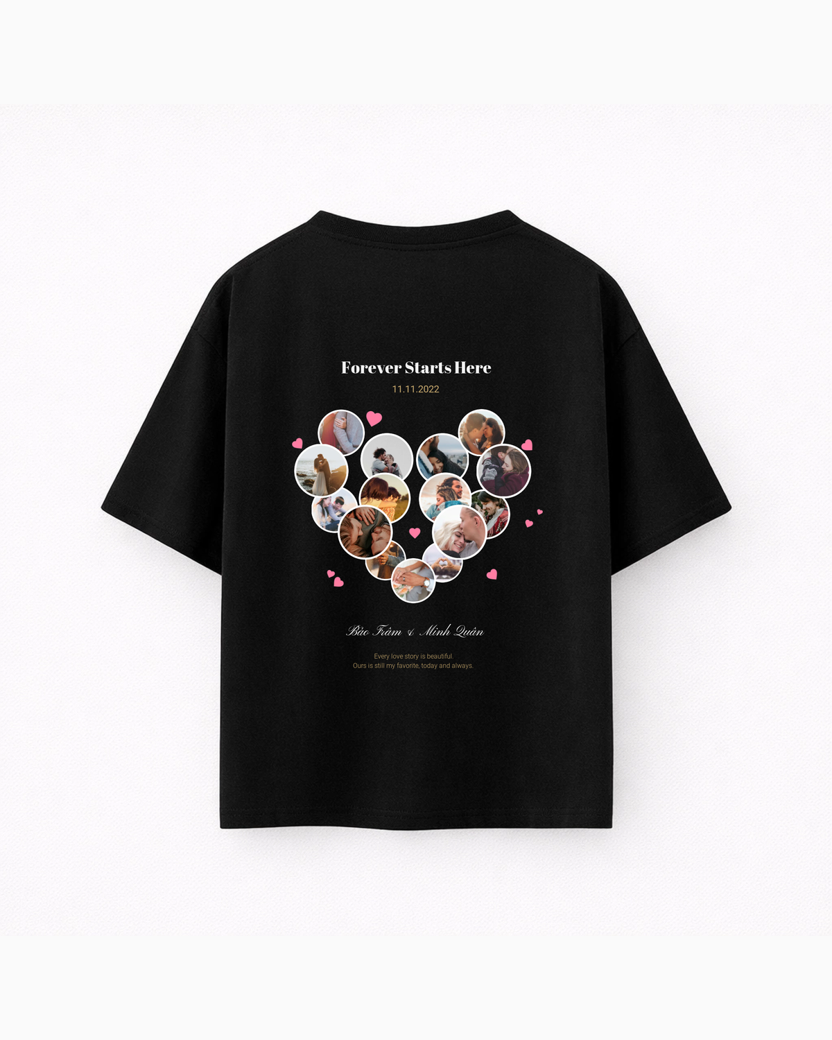 Oversize T-shirt – Love Story / Wedd 14