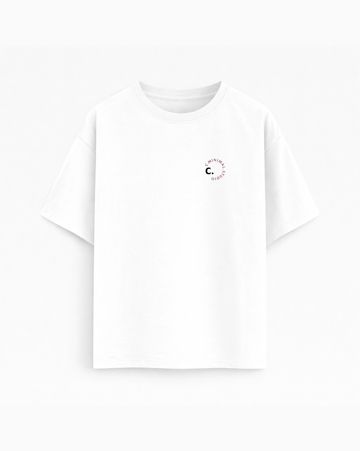 Oversize T-shirt – Minimal Monogram / 723
