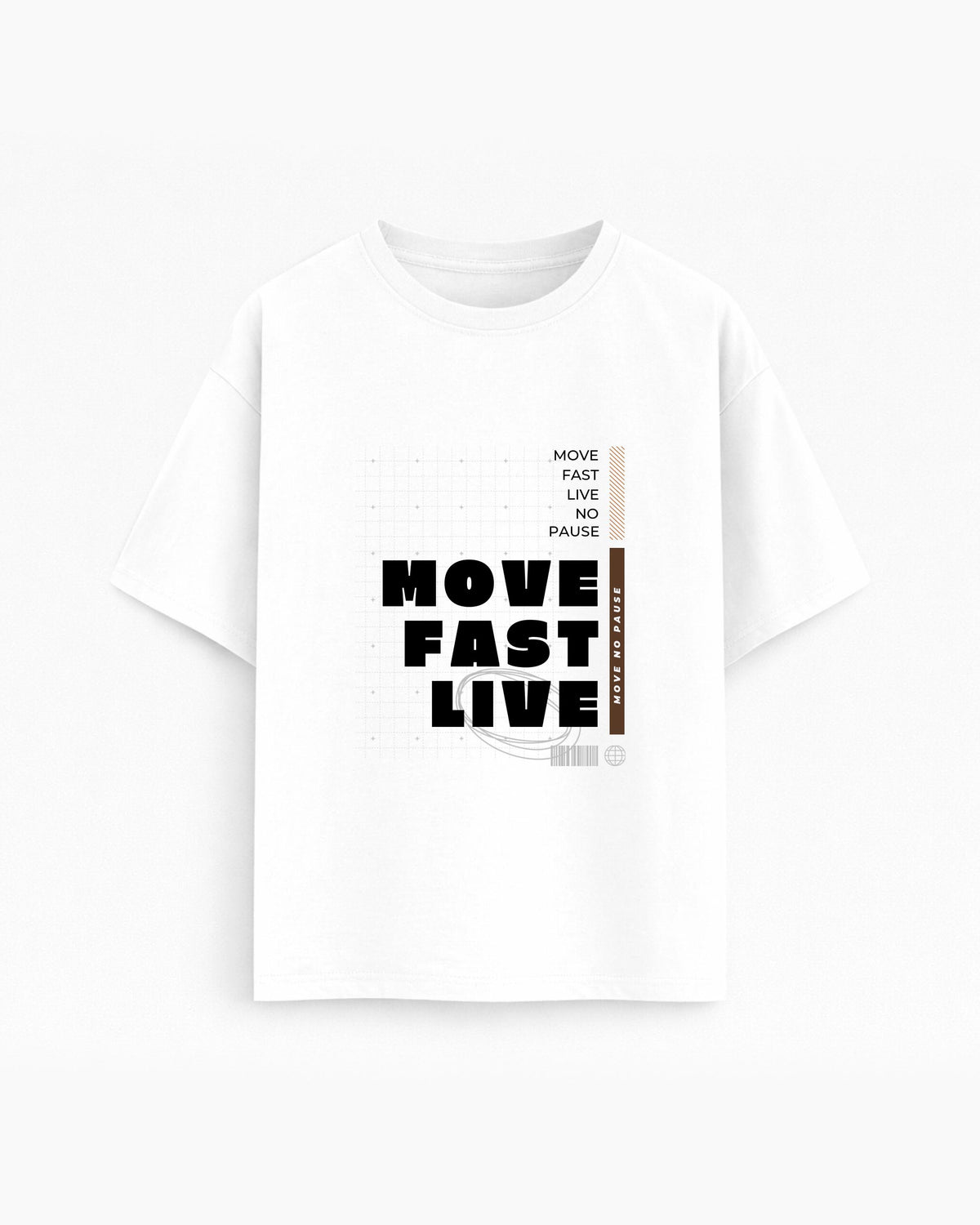 Oversize T-shirt – Bold Typography / 138