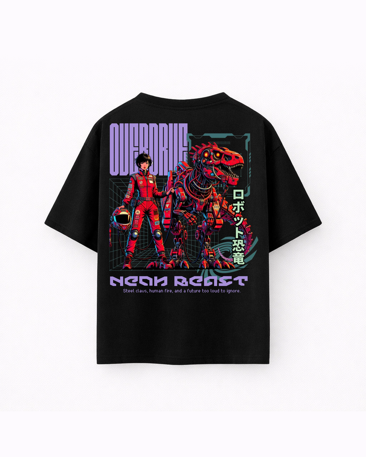 Oversize T-shirt – Cyberpunk Streetwear / 289
