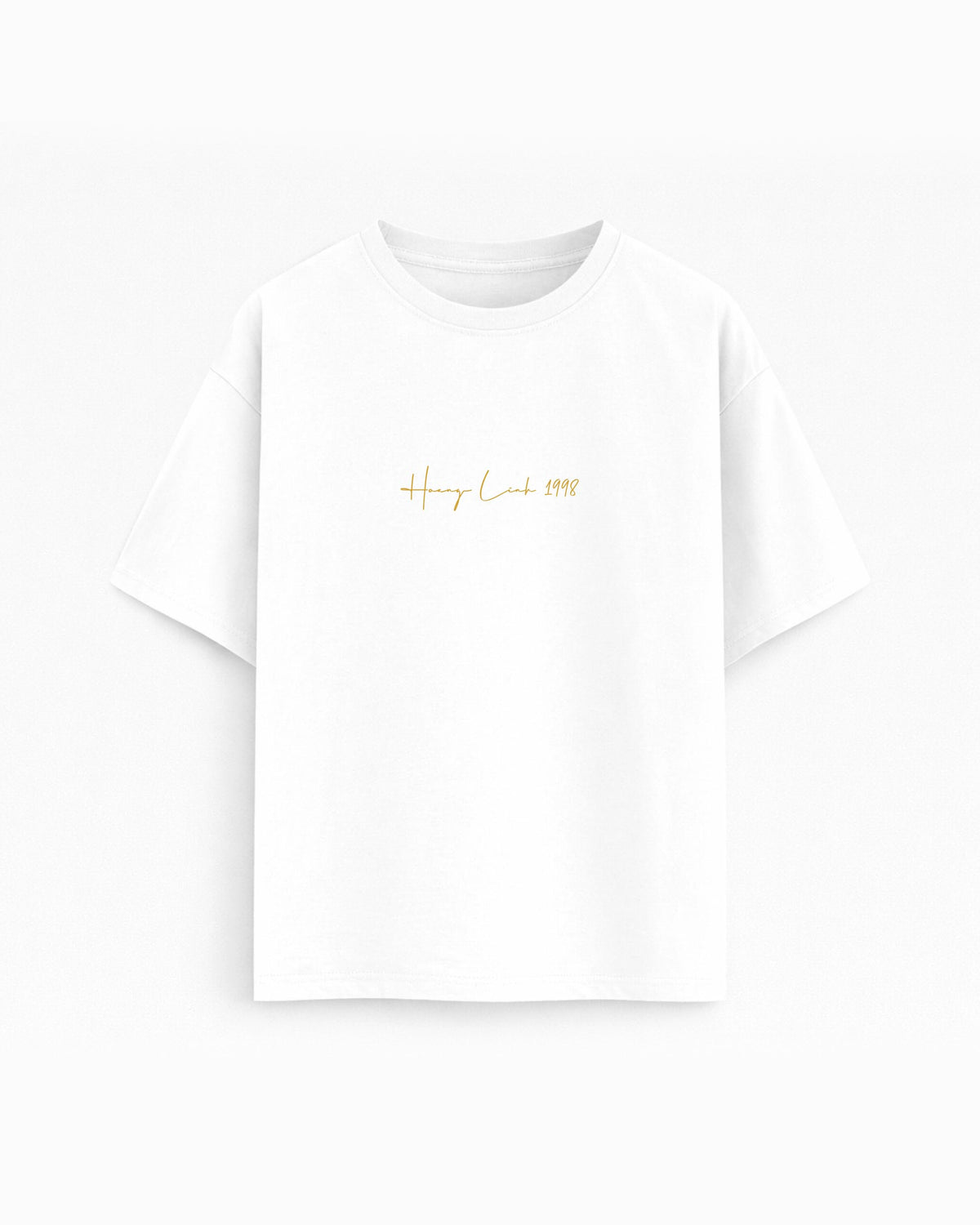 Oversize T-shirt  – Script Typography / 720