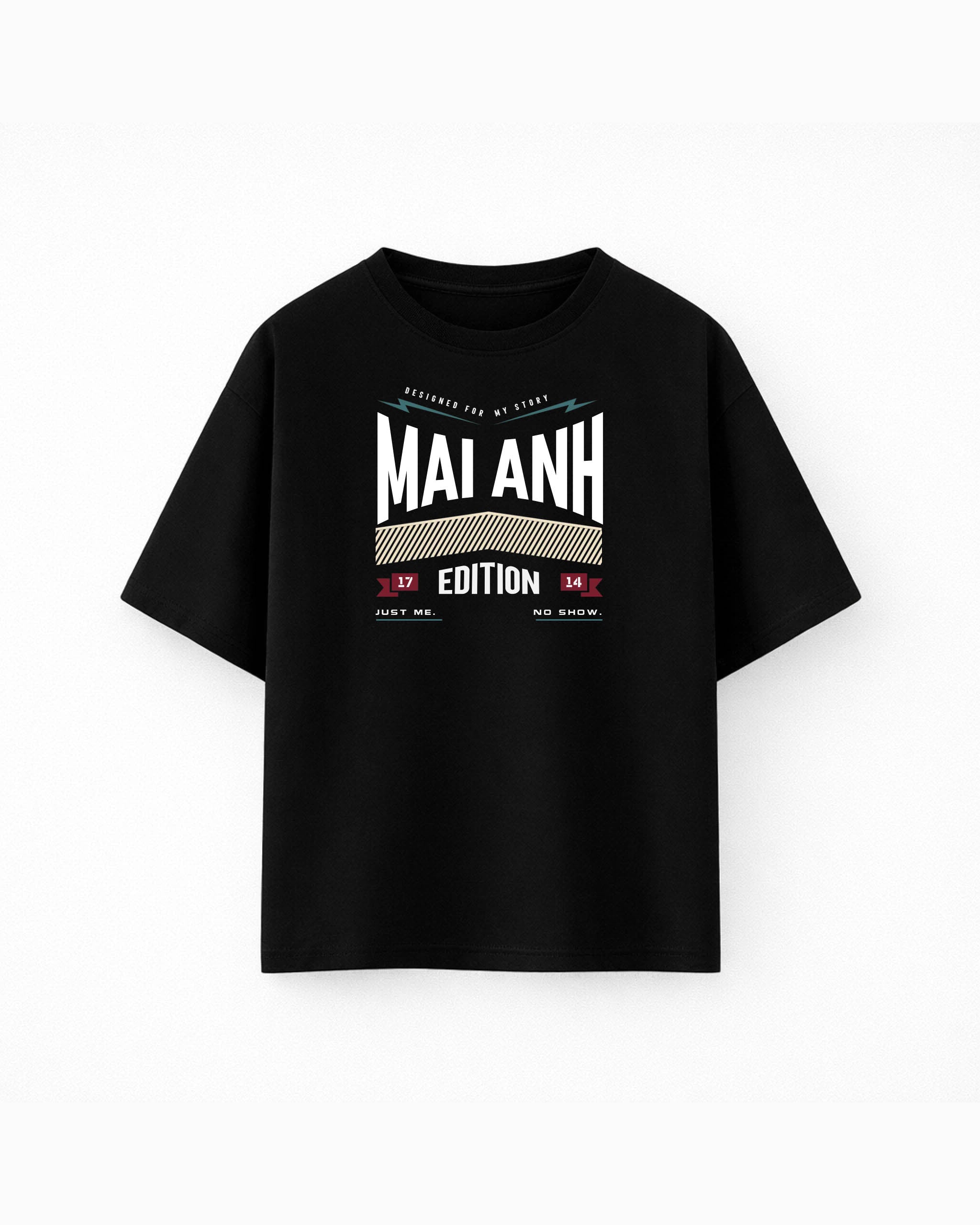 Oversize T-shirt – Vintage Typography / 83