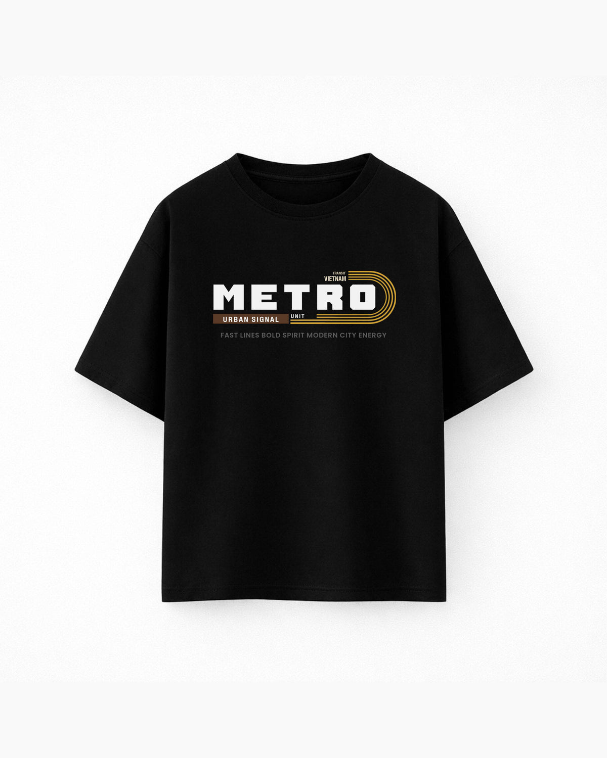 Oversize T-shirt – Bold Typography / 79