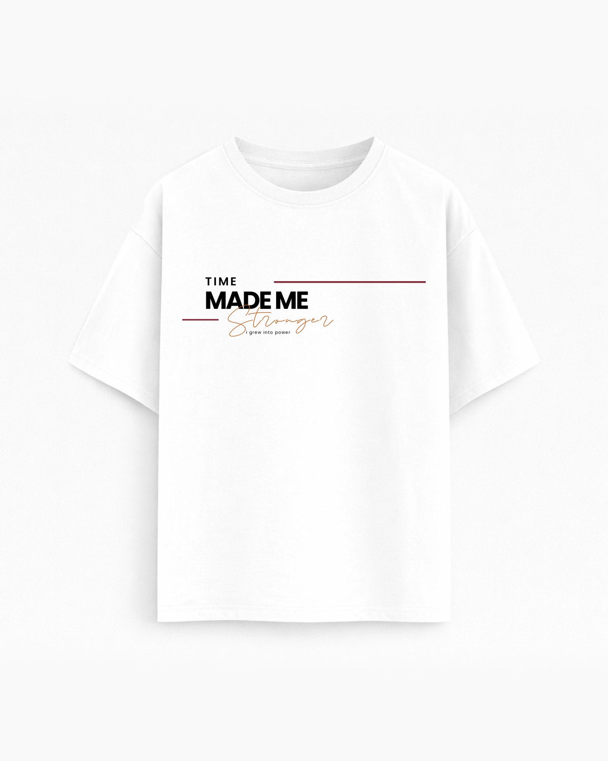 Oversize T-shirt – Modern Typography / 513