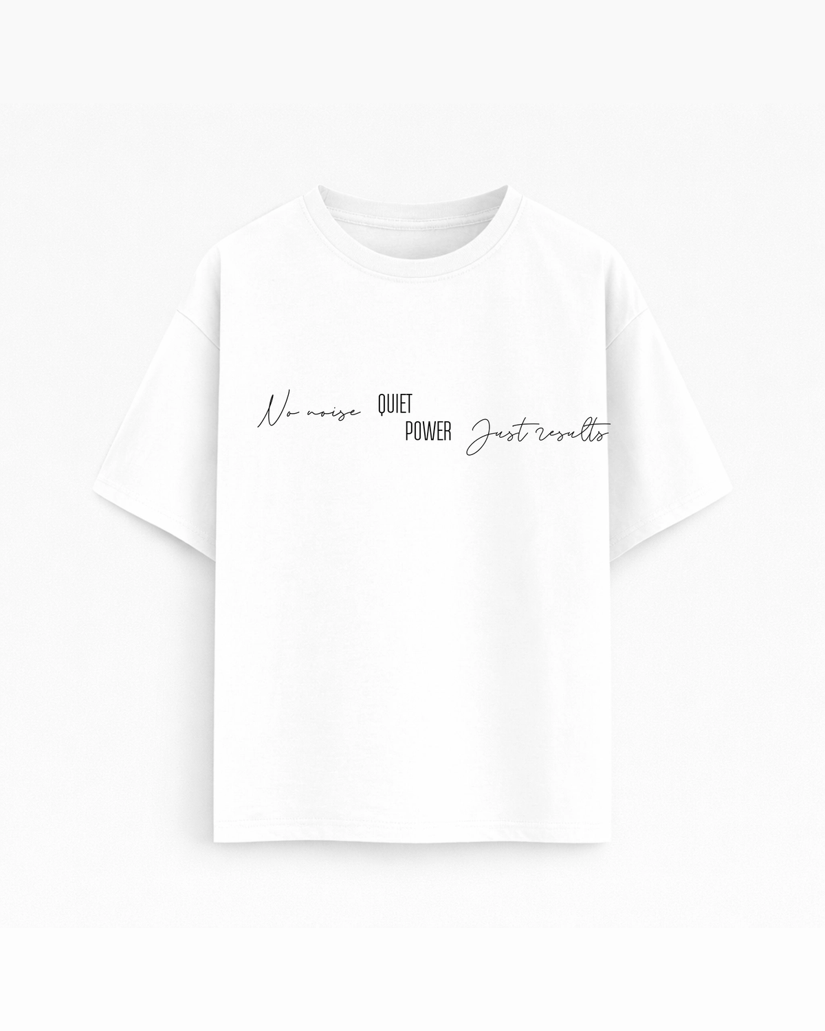 Oversize T-shirt – Soft Typography / 478