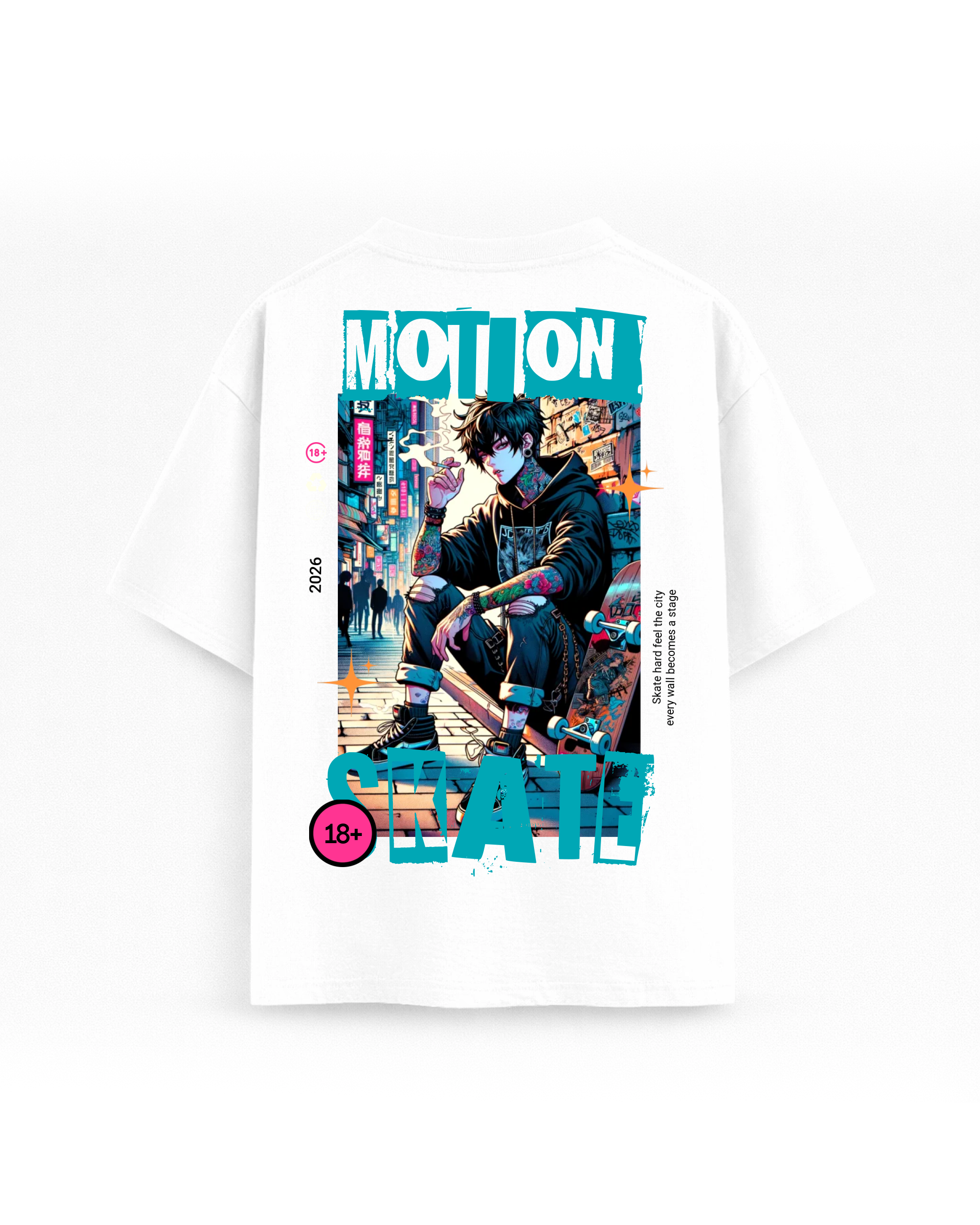 Oversize T-shirt – Anime Streetwear / 267