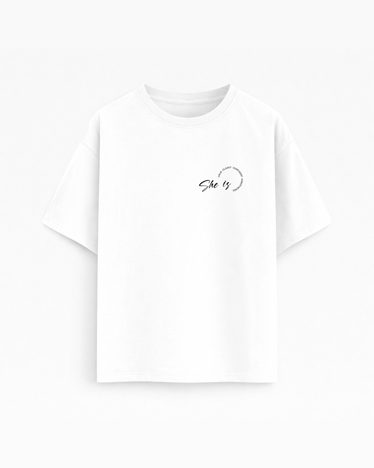 Oversize T-shirt – Romantic Minimal / 718