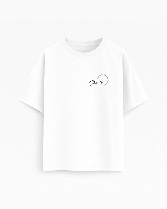 Oversize T-shirt – Romantic Minimal / 718