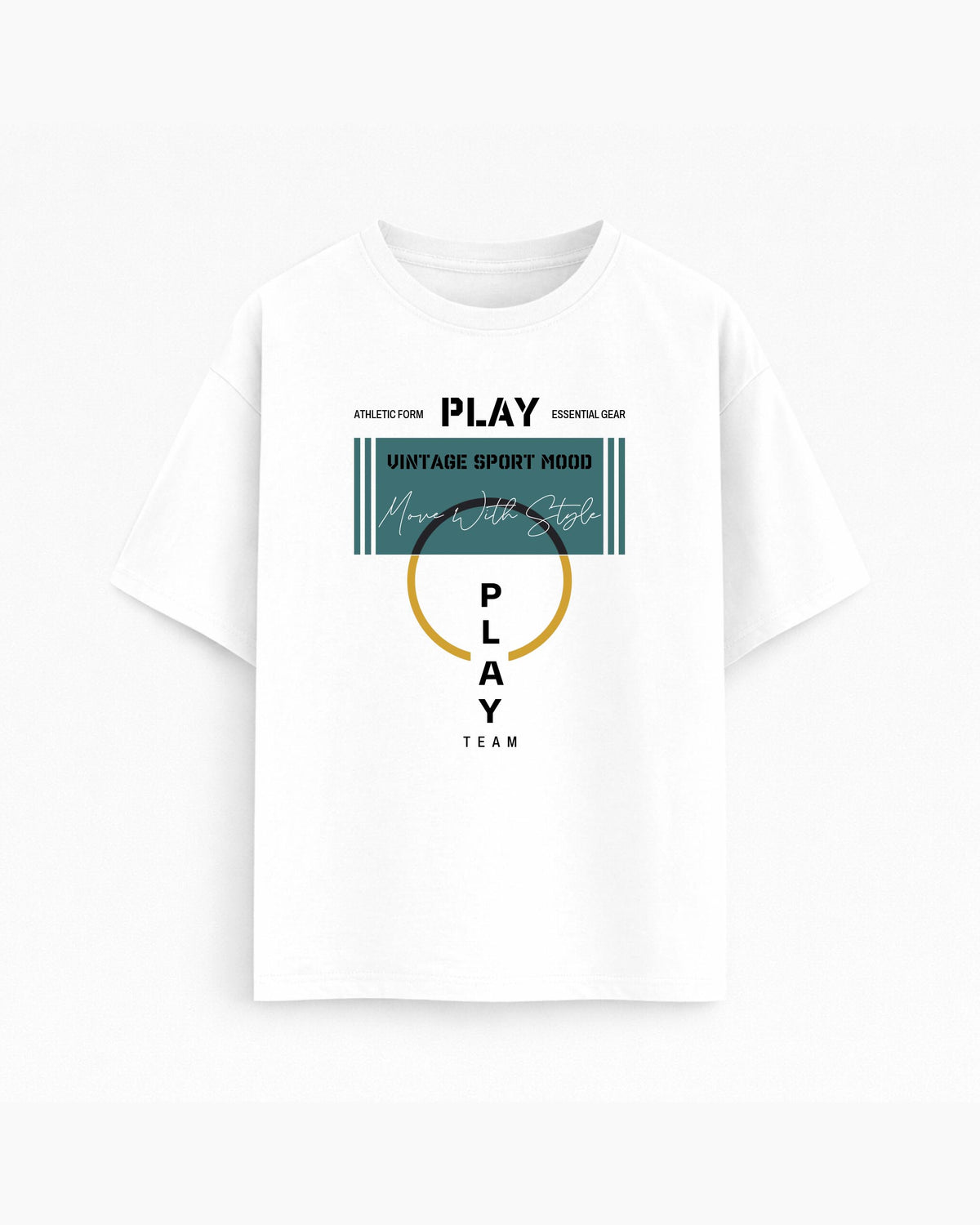 Oversize T-shirt – Minimal Typography / 74