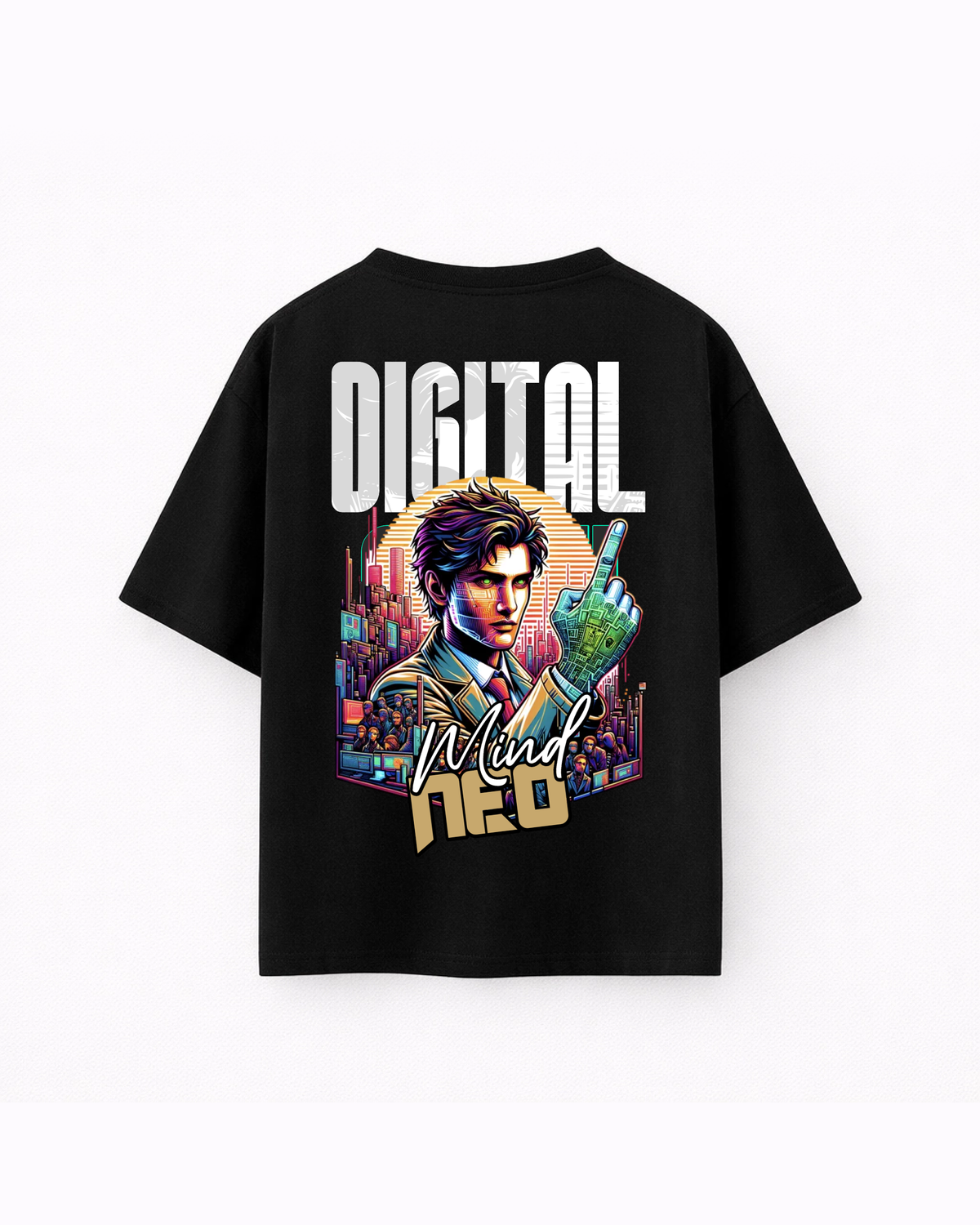 Oversize T-shirt – Retro Futuristic Streetwear / 415