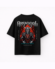 Oversize T-shirt – Hellborn Demon Gothic / 450