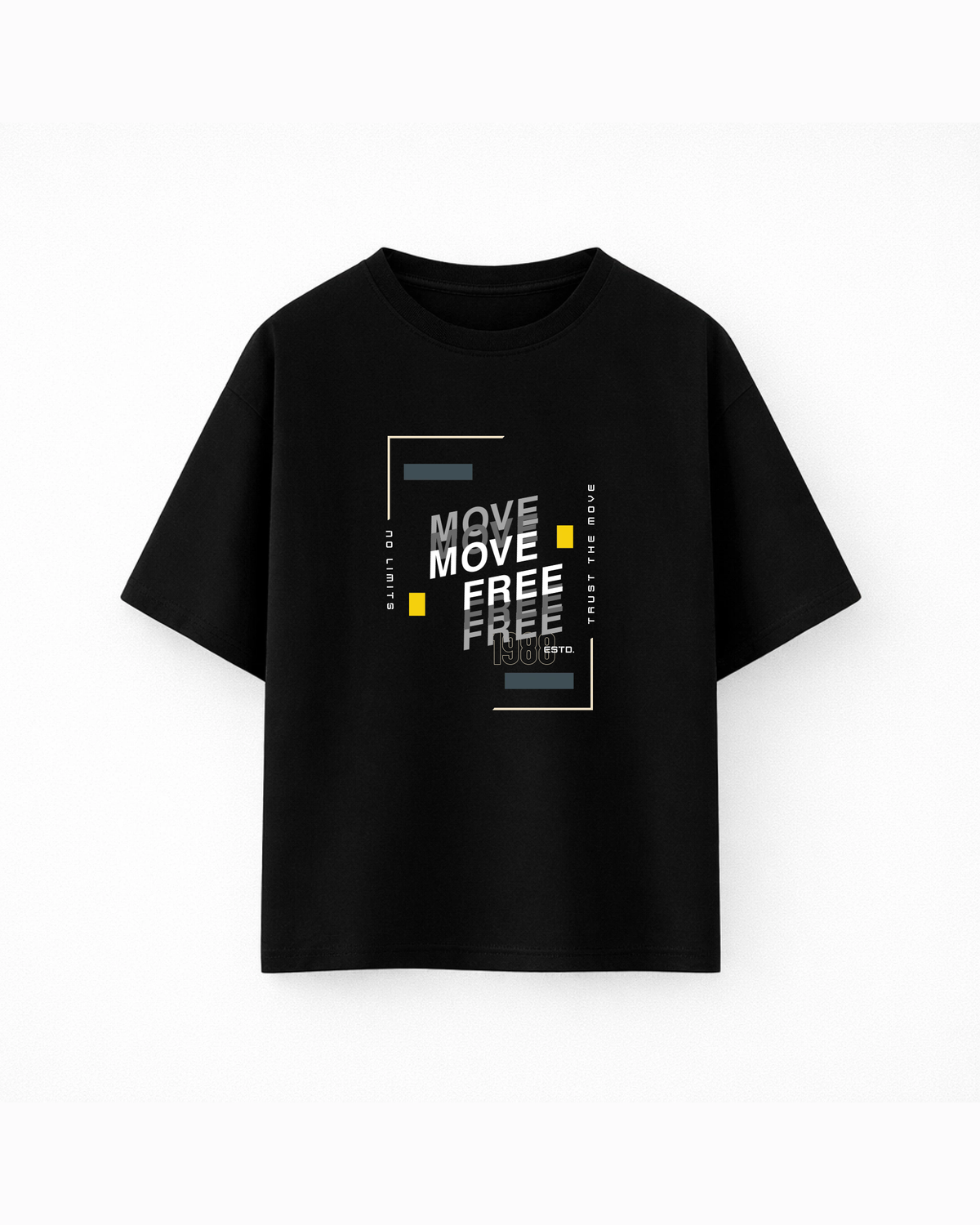 Oversize T-shirt – Modern Typography / 200