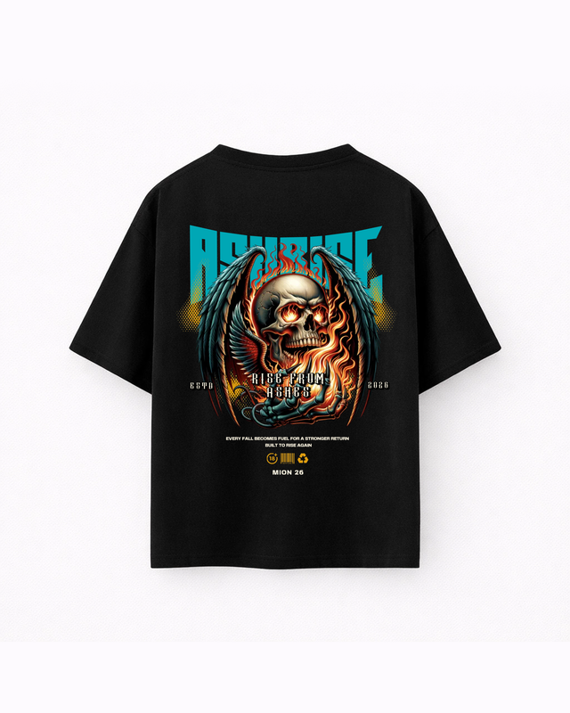 Oversize T-shirt – Death Metal Graphic / 437
