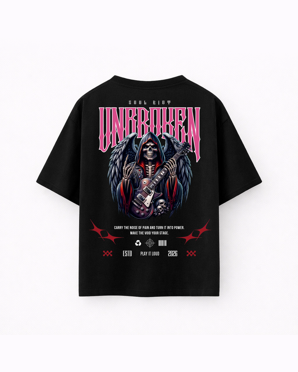 Oversize T-shirt – Rock Gothic Streetwear / 388