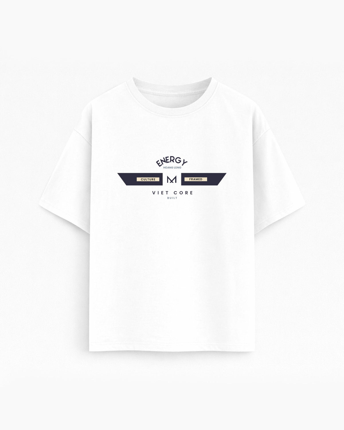 Oversize T-shirt – Geometric Street Graphic / 539
