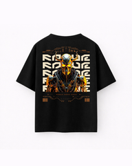 Oversize T-shirt – Cyberpunk Skull / 401
