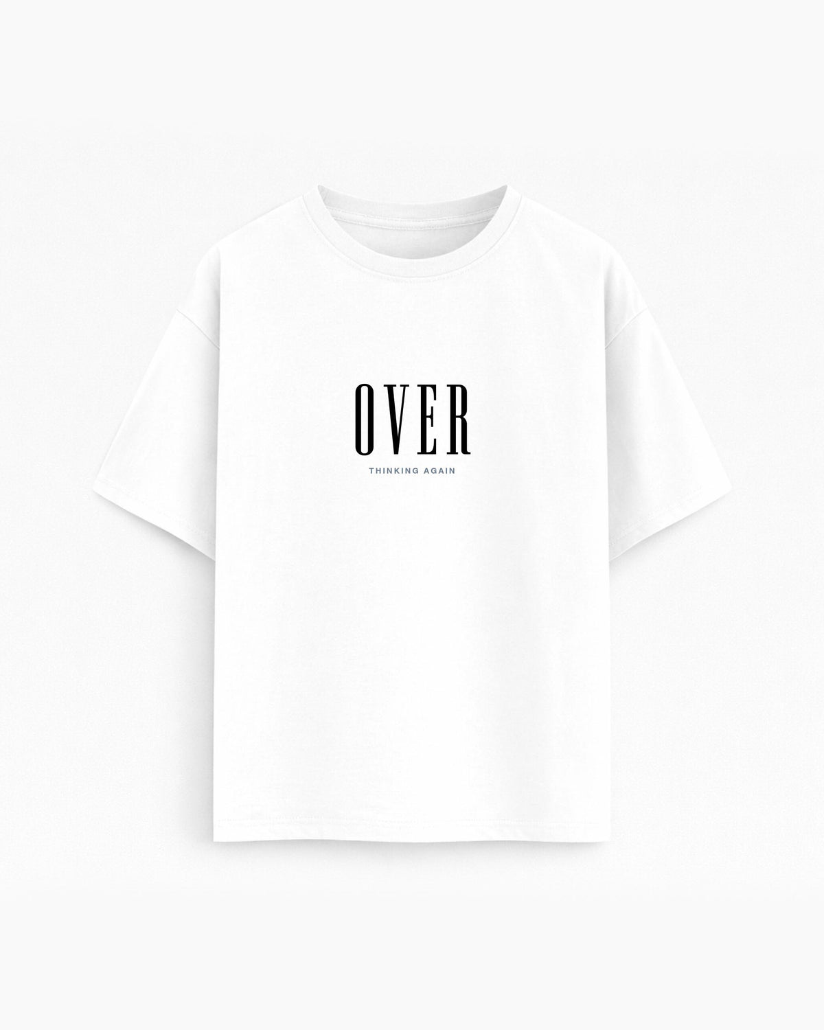 Oversize T-shirt – Serif Typography / 706