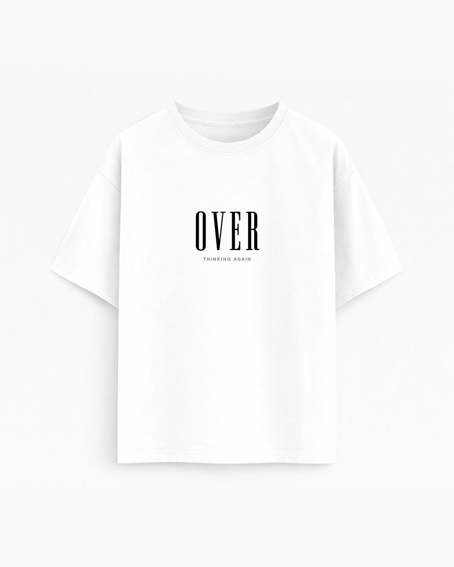 Oversize T-shirt – Serif Typography / 706