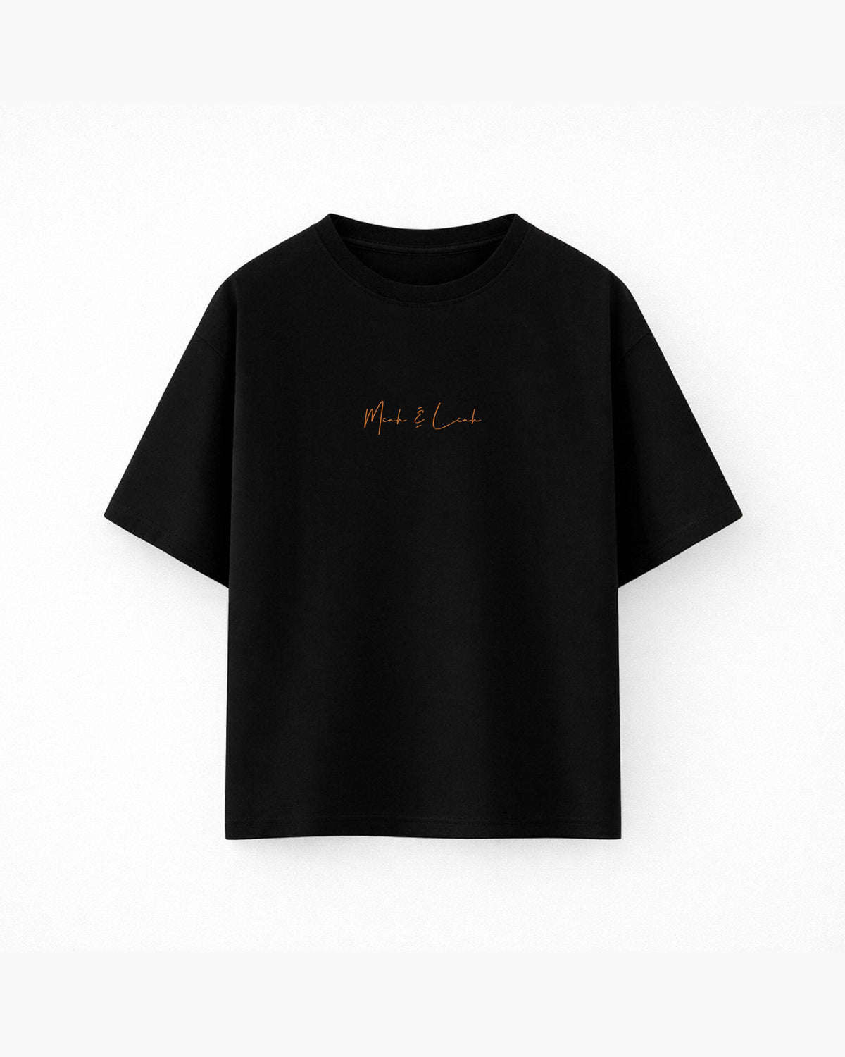 Oversize T-shirt  – Script Typography / 720