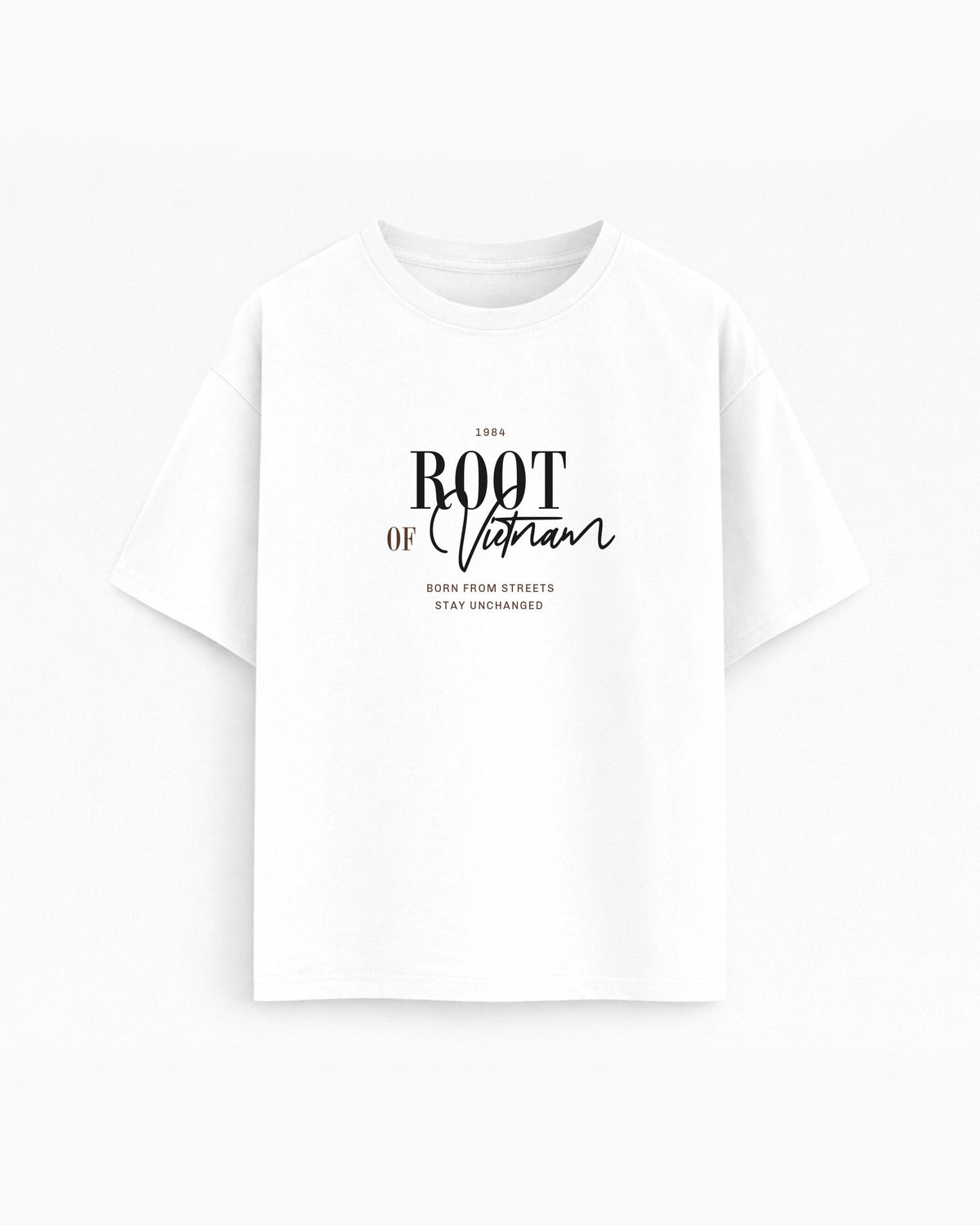 Oversize T-shirt – Minimal Typography / 46