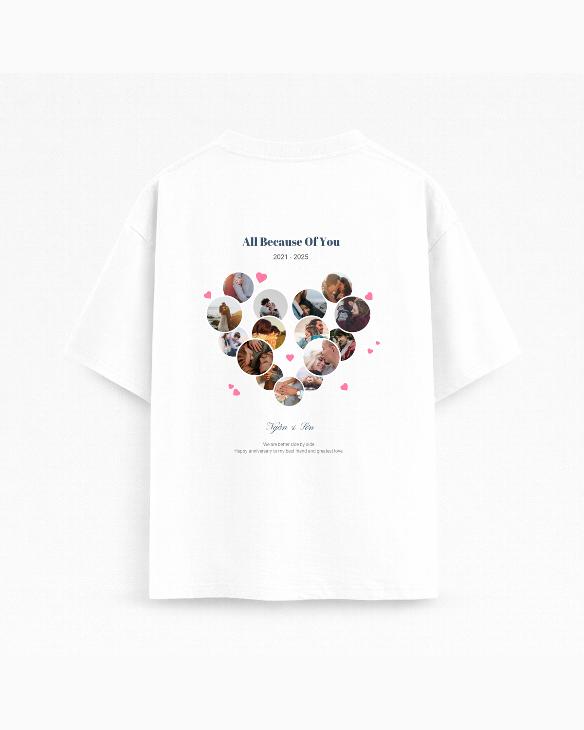 Oversize T-shirt – Love Story / Wedd 14