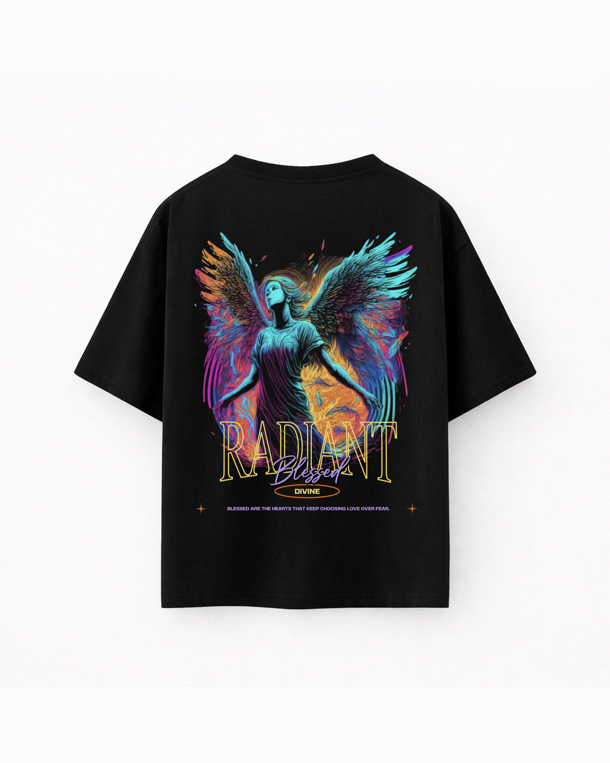 Oversize T-shirt – Radiant Angel Graphic / 427