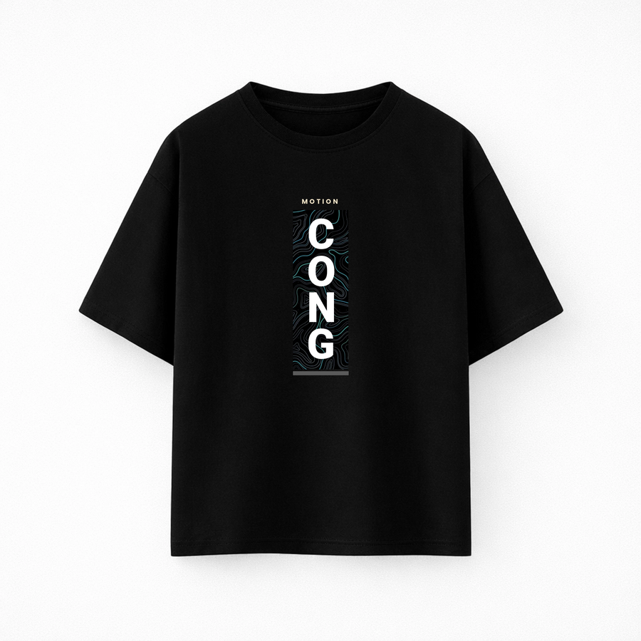 Oversize T-shirt – Badge Typography / 483