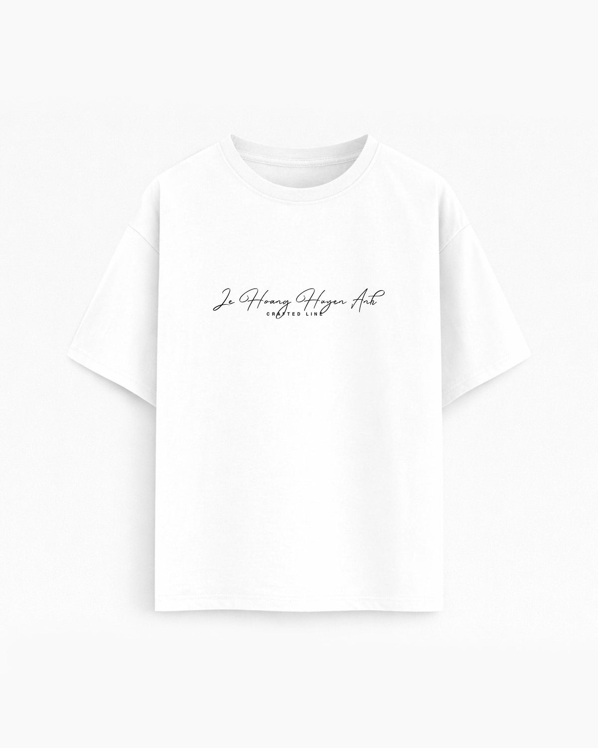 Oversize T-shirt – Minimal Signature / 722