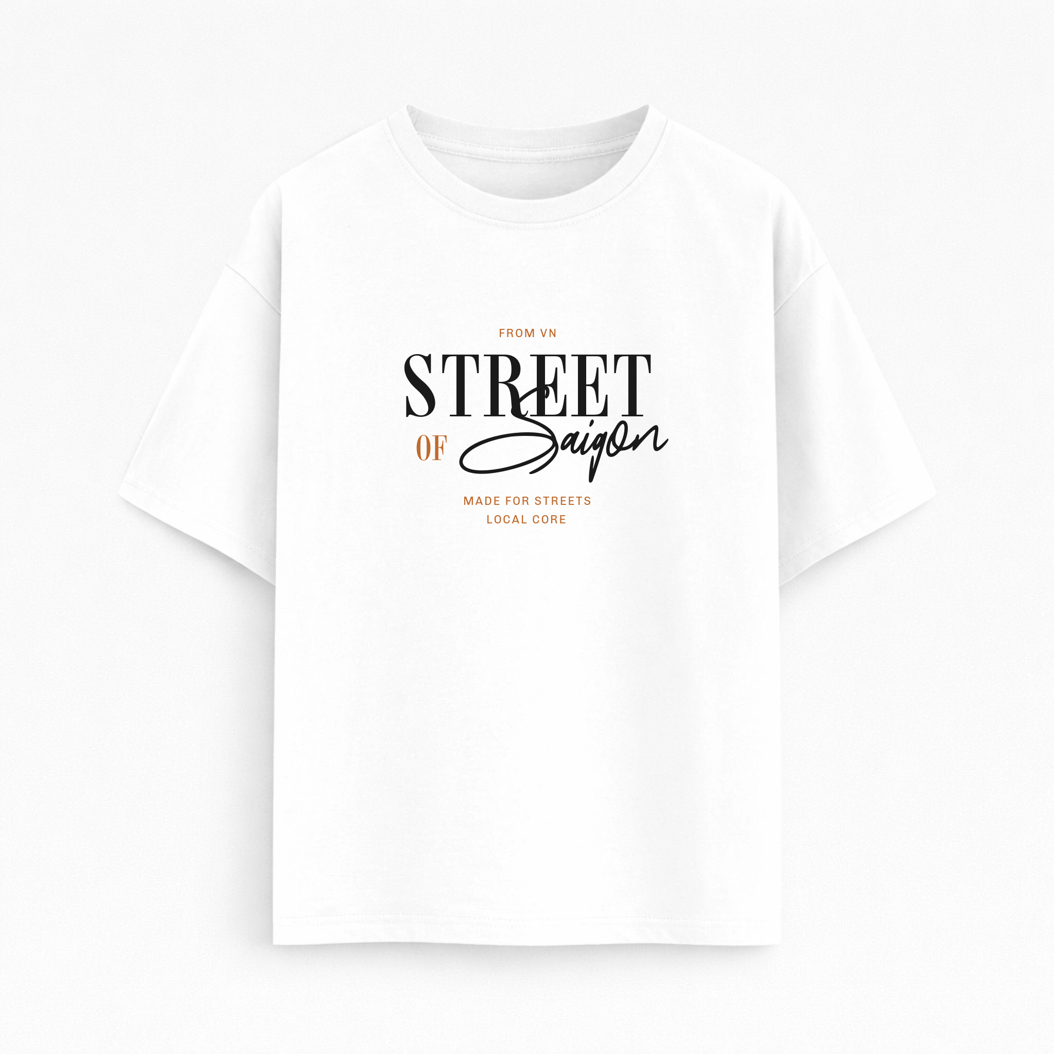 Oversize T-shirt – Minimal Typography / 46