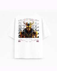 Oversize T-shirt – Cyberpunk Skull / 401