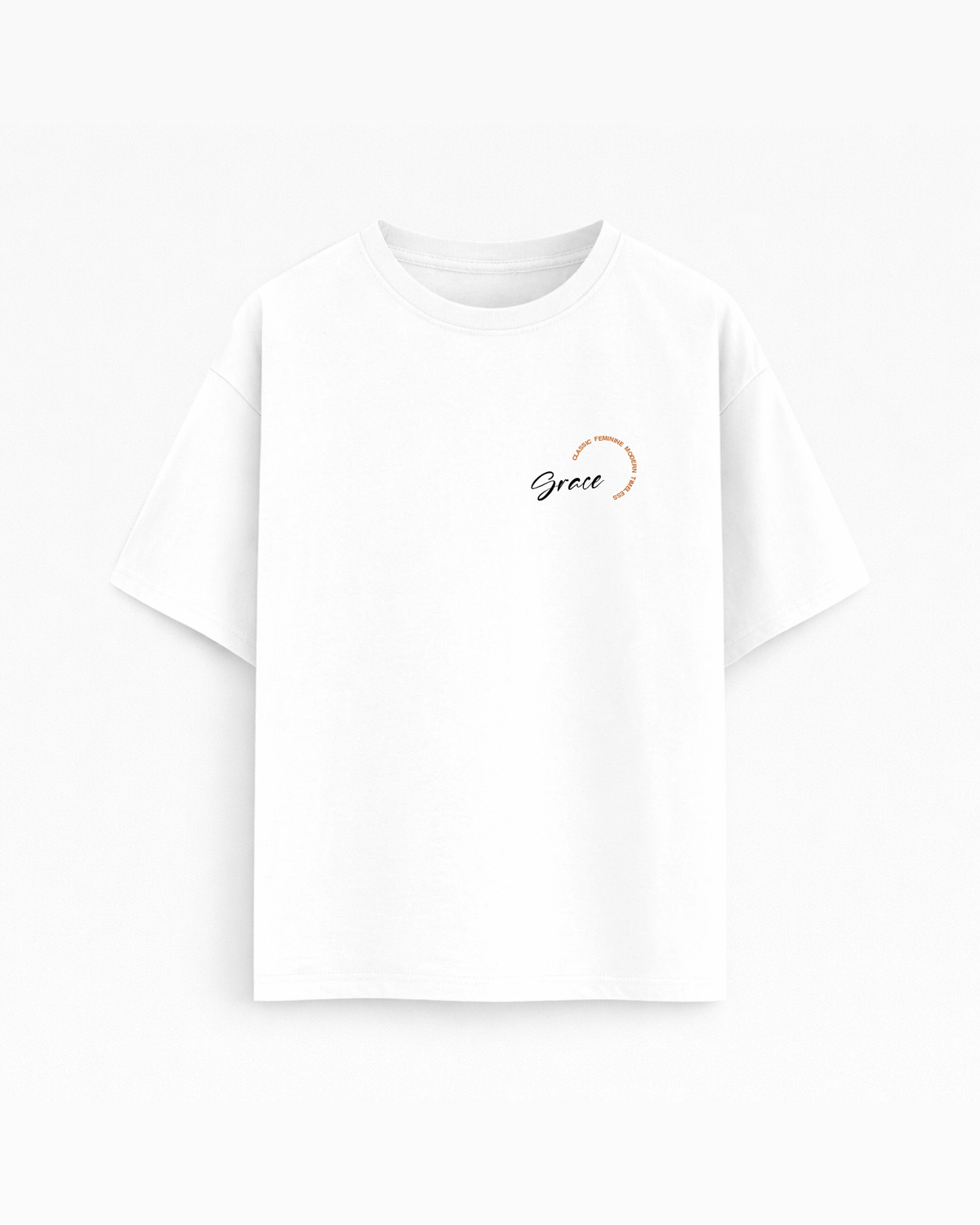 Oversize T-shirt – Romantic Minimal / 718
