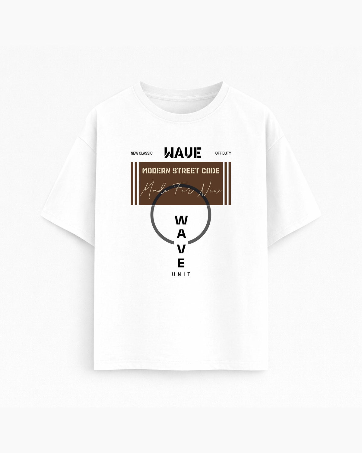 Oversize T-shirt – Minimal Typography / 74