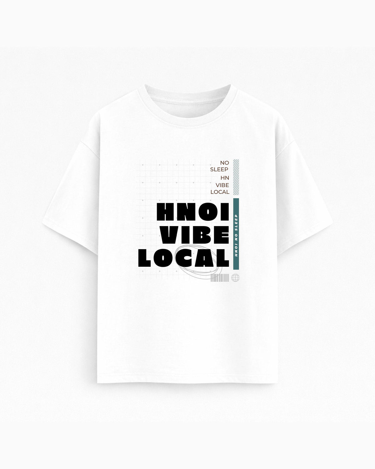 Oversize T-shirt – Bold Typography / 138