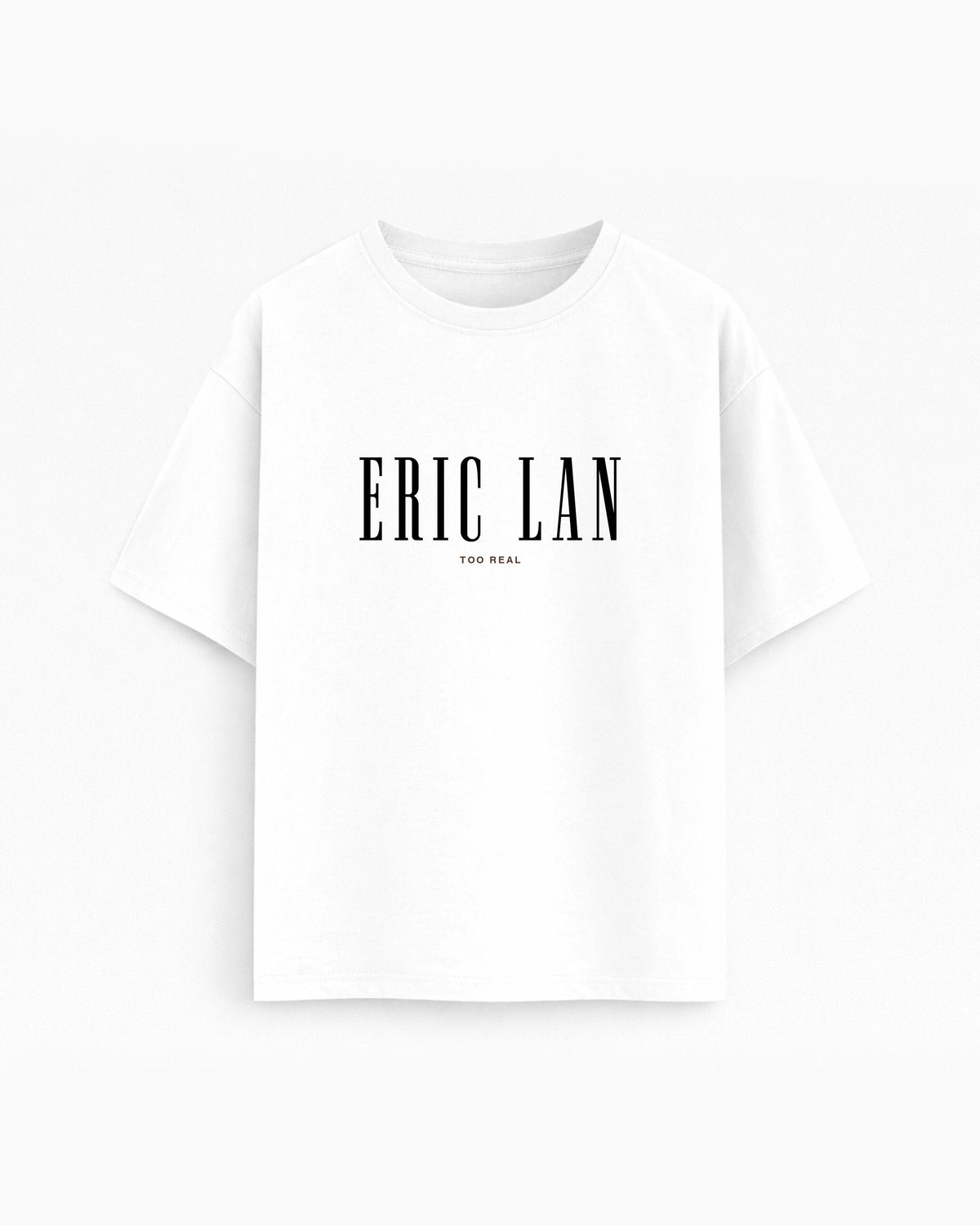 Oversize T-shirt – Serif Typography / 706
