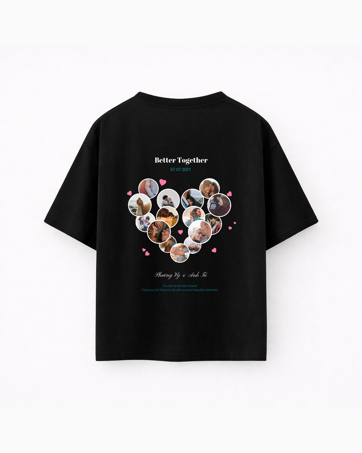Oversize T-shirt – Love Story / Wedd 14