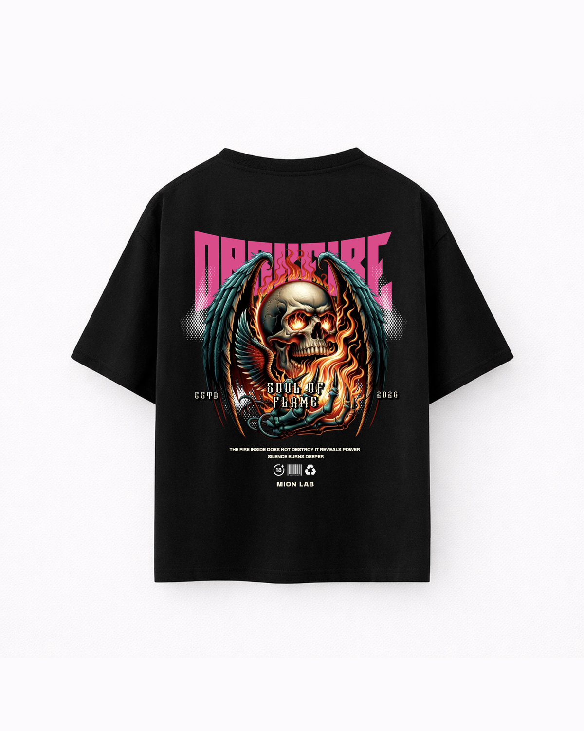 Oversize T-shirt – Death Metal Graphic / 437