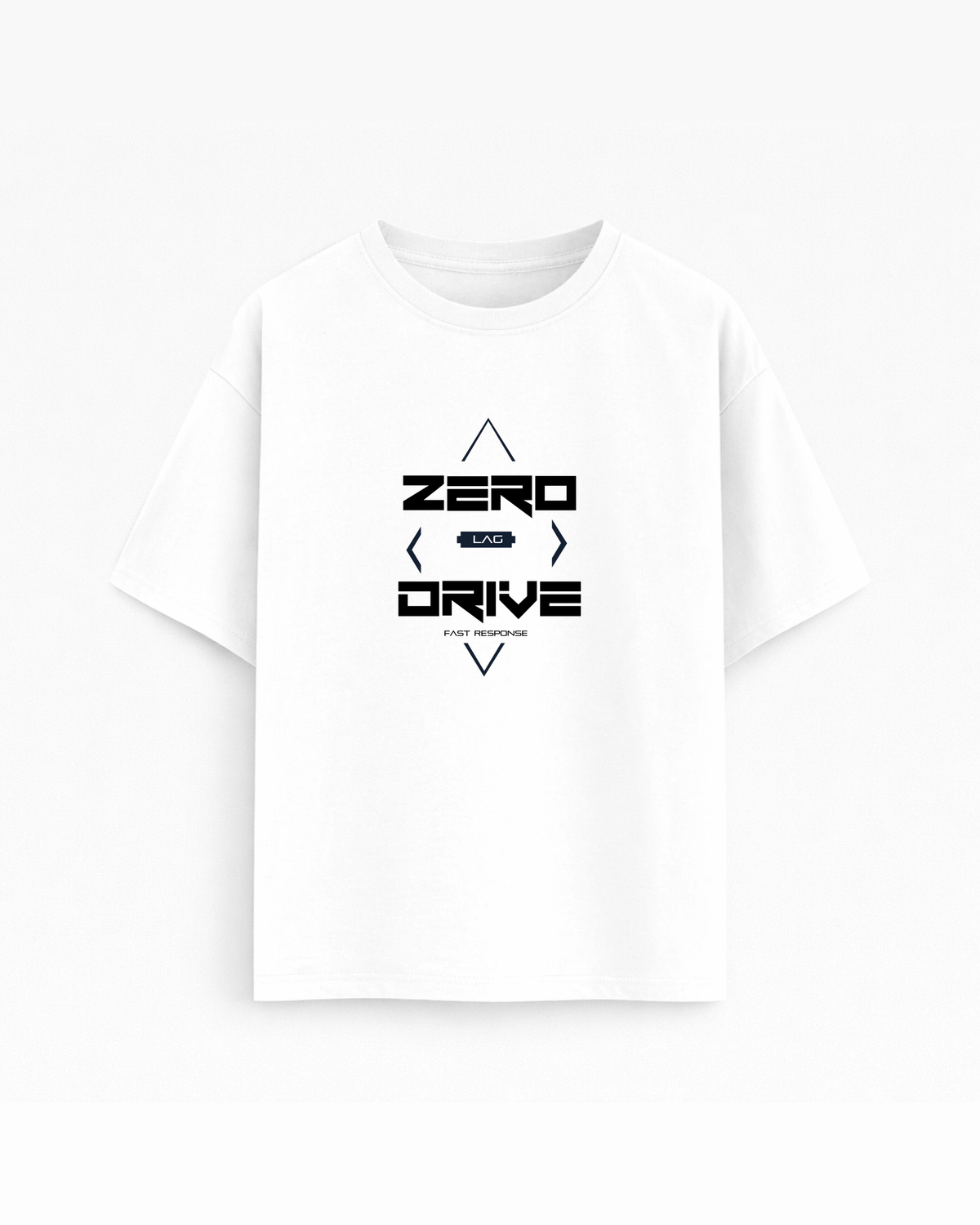 Oversize T-shirt – Futuristic Typography / 521