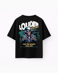 Oversize T-shirt – DJ Skull Graphic / 407