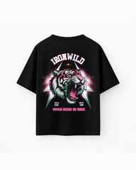 Oversize T-shirt – Neon Tiger Graphic / 441