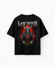 Oversize T-shirt – Hellborn Demon Gothic / 450
