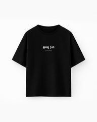 Oversize T-shirt – Gothic Typography / 701
