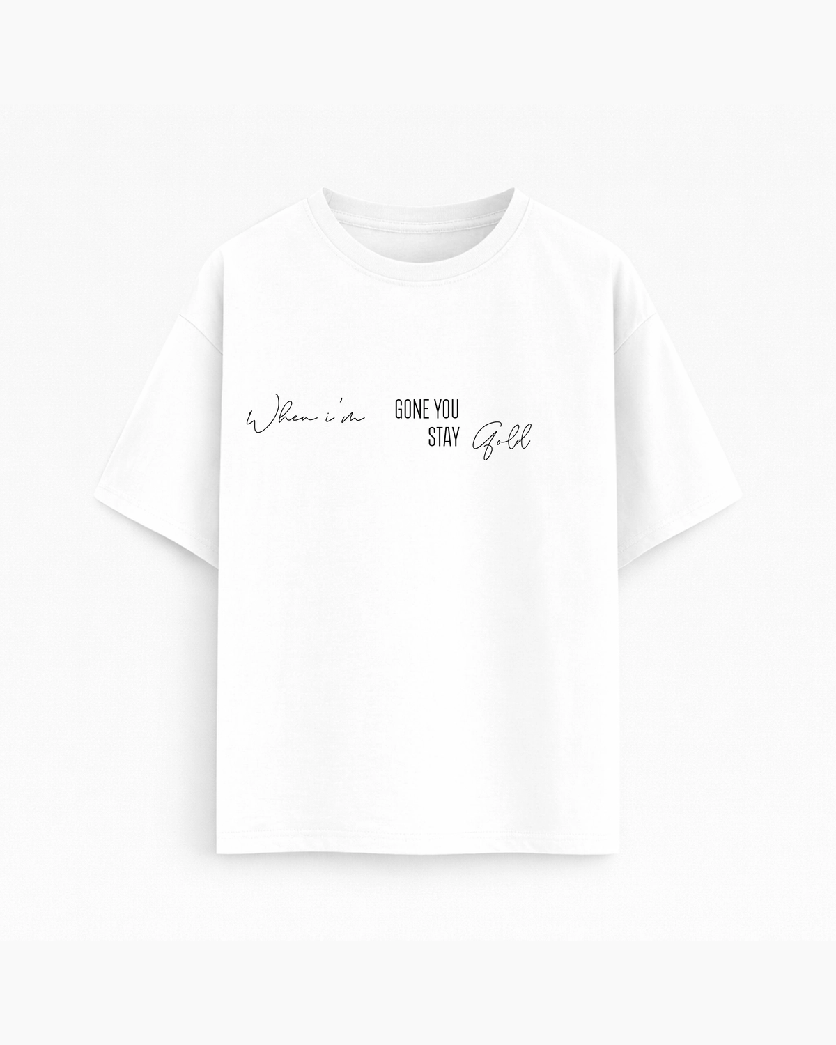 Regular Fit T-shirt – Soft Typography / 478