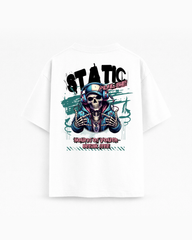 Oversize T-shirt – DJ Skull Graphic / 407