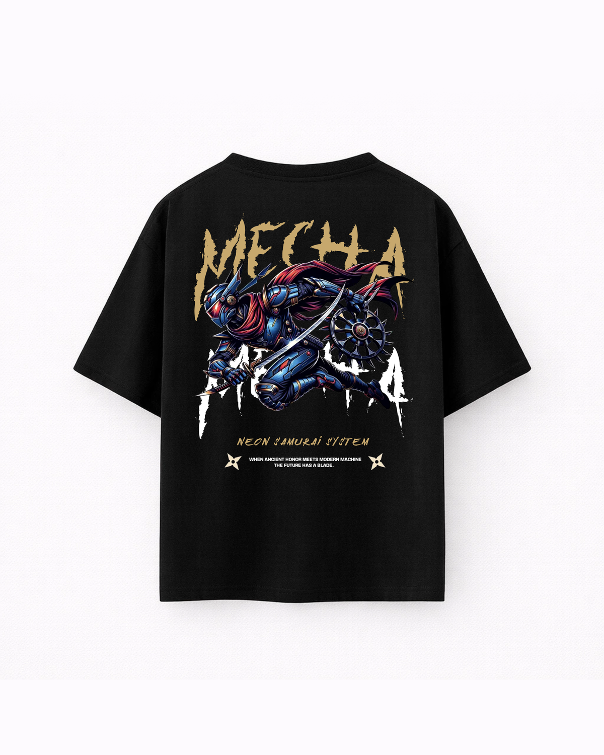 Oversize T-shirt – Cyber Samurai / 421
