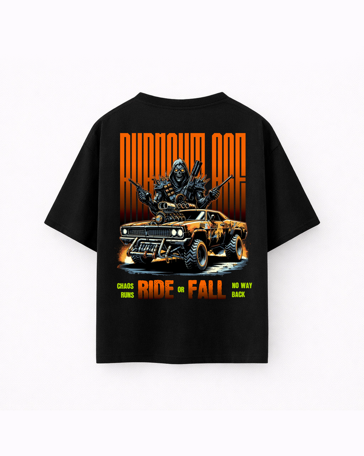 Oversize T-shirt – Road Warrior Graphic / 438