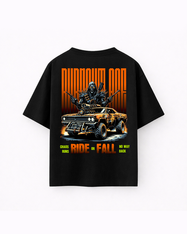 Oversize T-shirt – Road Warrior Graphic / 438