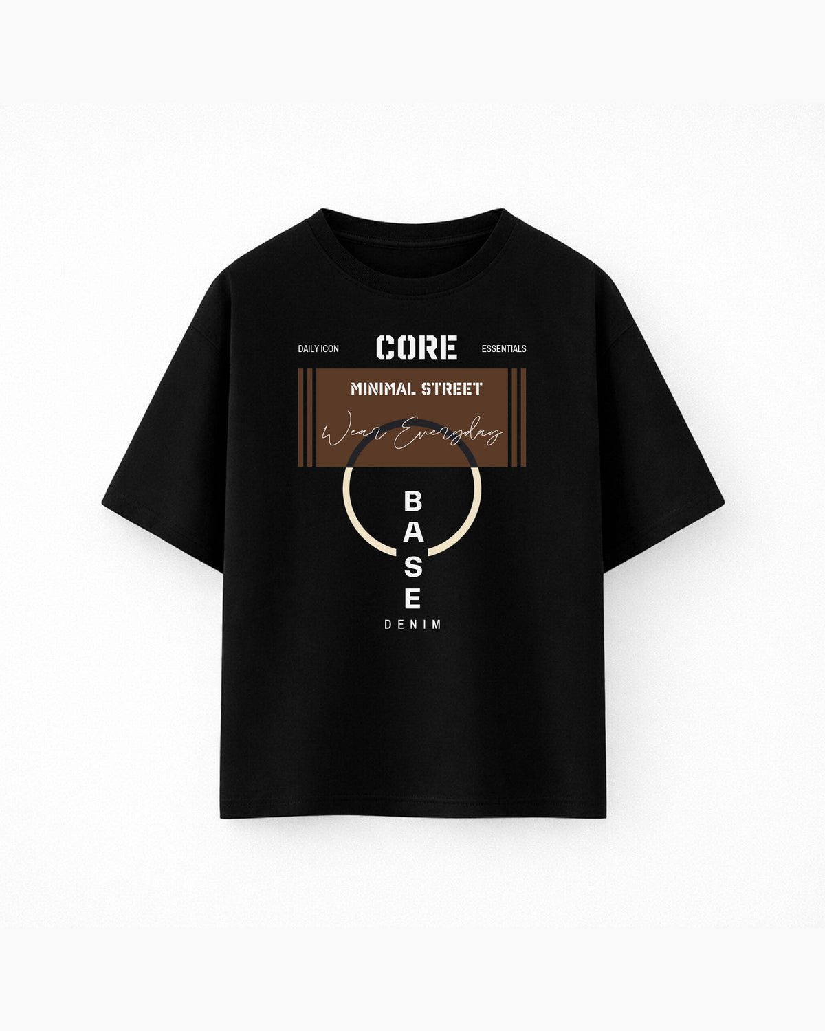Oversize T-shirt – Minimal Typography / 74