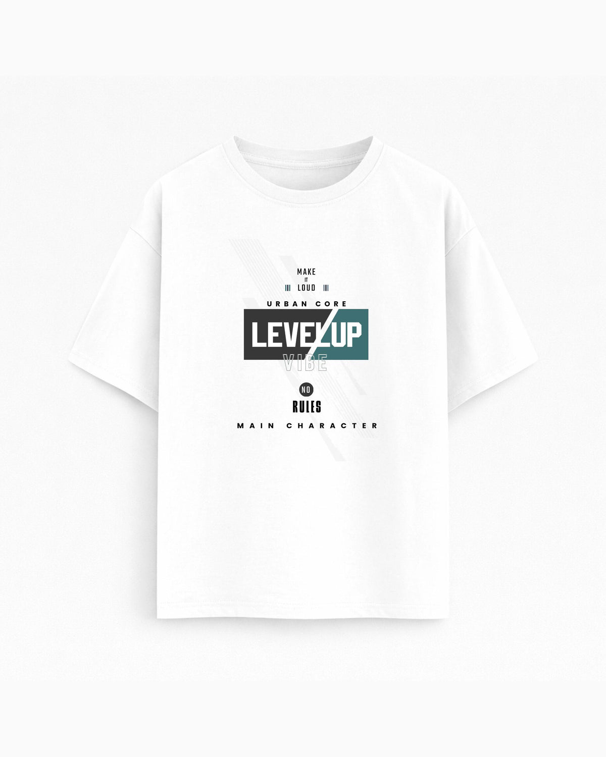 Oversize T-shirt – Streetwear Typography / 158