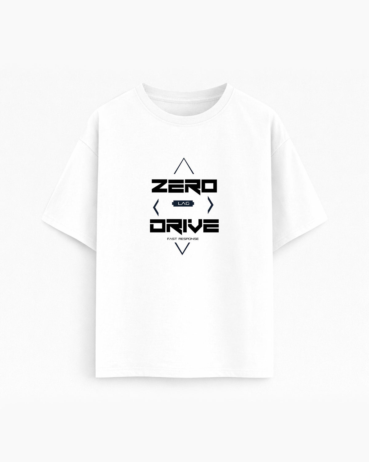 Oversize T-shirt – Futuristic Typography / 521