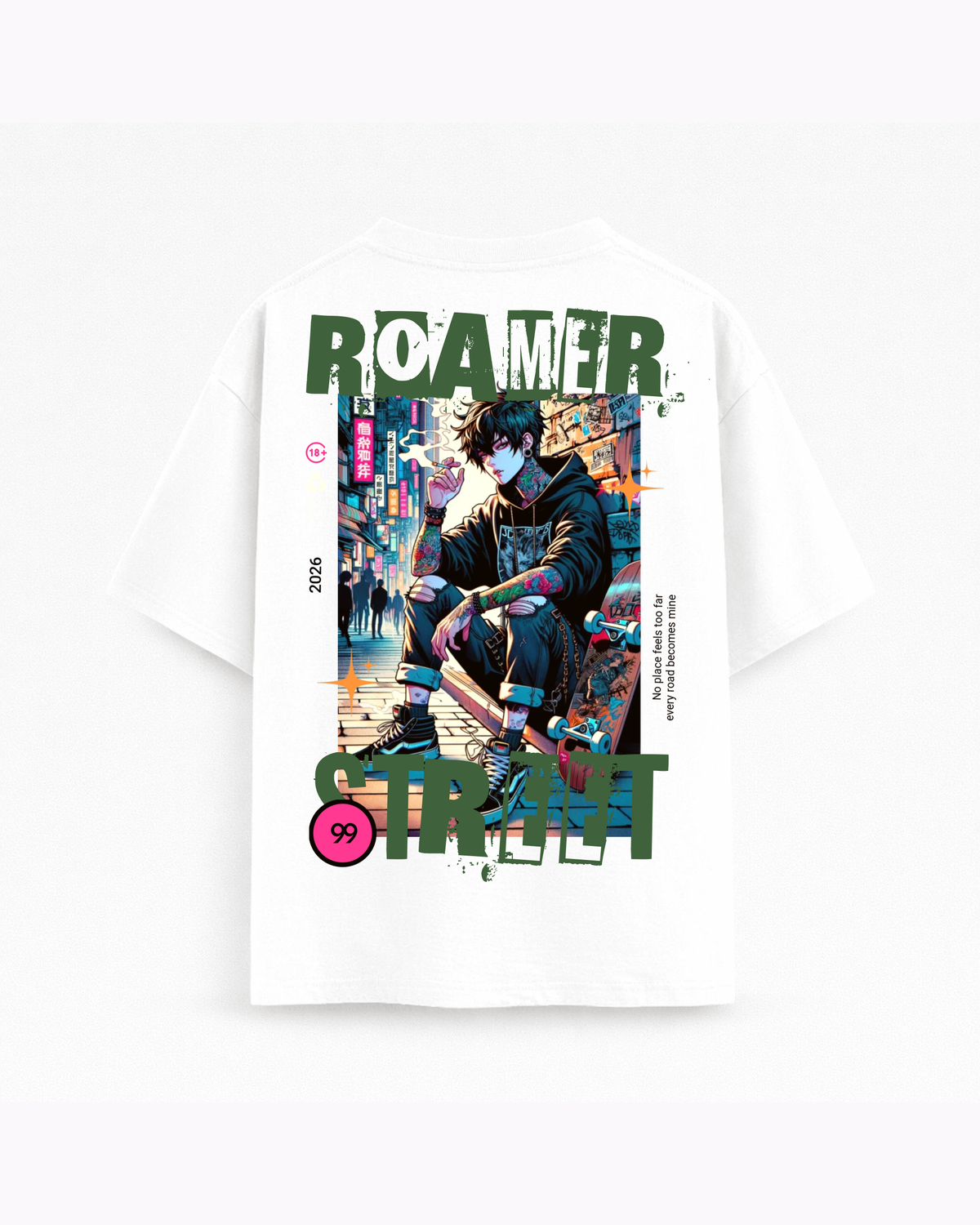 Oversize T-shirt – Anime Streetwear / 267